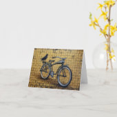 Fiets en Kraai Kaart (Gele Bloem)