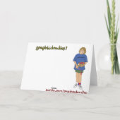 Fiets en wiel kerstkaart. feestdagen kaart (Achterkant)