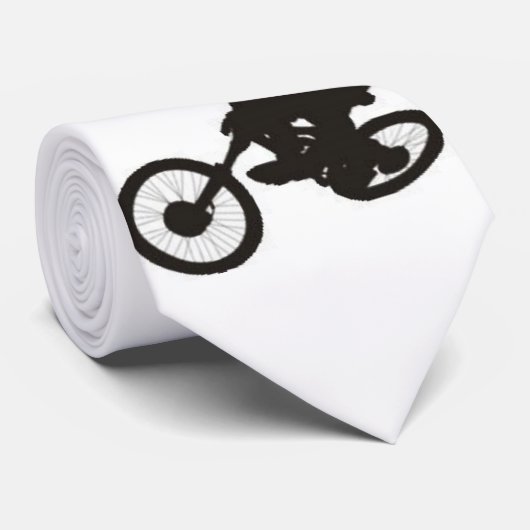 fiets, fiets, fiets stropdas (Opgerold)