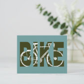Fiets. fiets. fietsen. briefkaart (Staand voorkant)