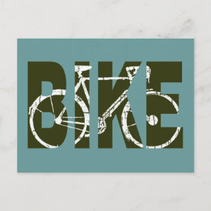 Fiets. fiets. fietsen. briefkaart
