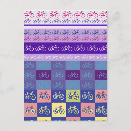 fiets , fiets , fietsen / fietsen briefkaart (Voorkant)