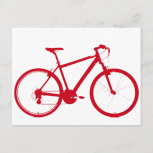 fiets , fiets , fietsen / fietsen briefkaart