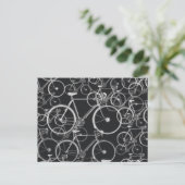 fiets , fiets , fietsen / fietsen briefkaart (Staand voorkant)