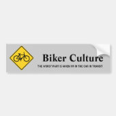 fiets , fiets , fietsen / fietsen bumpersticker (Voorkant)