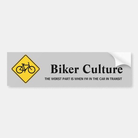 fiets , fiets , fietsen / fietsen bumpersticker (Voorkant)