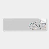 fiets , fiets , fietsen / fietsen bumpersticker (Voorkant)