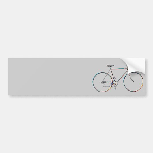 fiets , fiets , fietsen / fietsen bumpersticker (Voorkant)