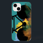 Fiets, fiets; fietsen / fietsen Case-Mate iPhone case<br><div class="desc">Een coole digitale illustratie op de graffiti-stijl. U kunt de knop 'Aanpassen' gebruiken om de rode achtergrondkleur te wijzigen</div>