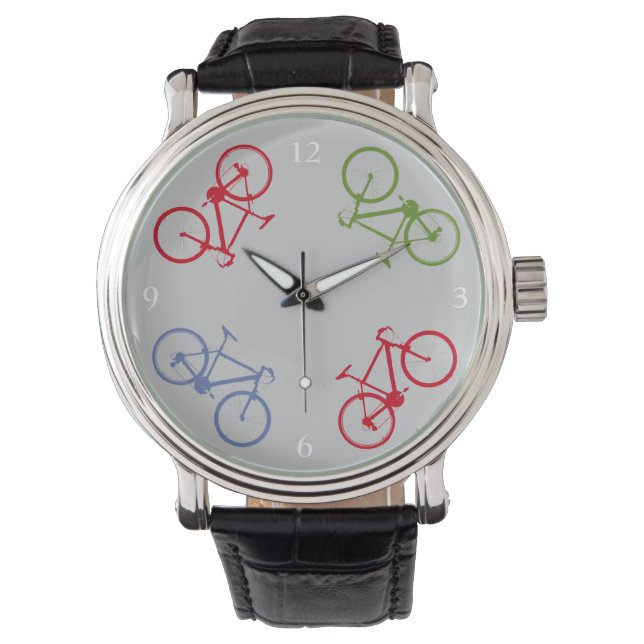 fiets , fiets , fietsen / fietsen horloge (Voorkant)