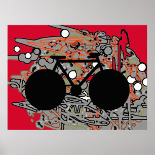 fiets , fiets , fietsen / fietsen poster