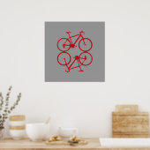 fiets , fiets , fietsen / fietsen poster (Keuken)