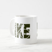 Fiets. Fiets. Fietsen Koffiemok (Voorkant links)