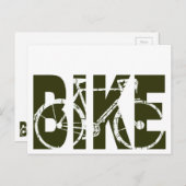 fiets . fiets / fietsen mooi briefkaart (Voorkant / Achterkant)