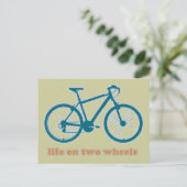 fiets . fiets / fietsen mooi briefkaart (Staand voorkant)
