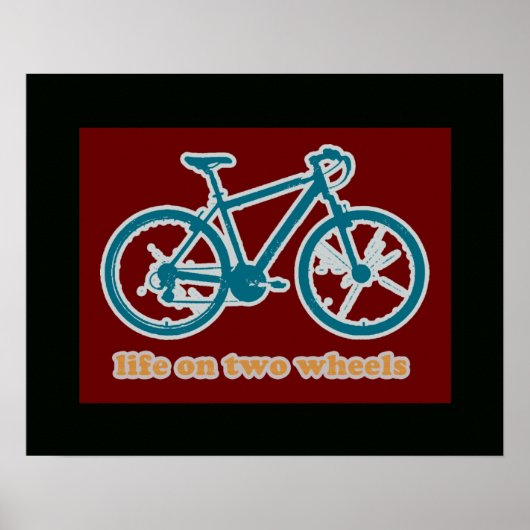 fiets . fiets / fietsen mooi poster (Voorkant)