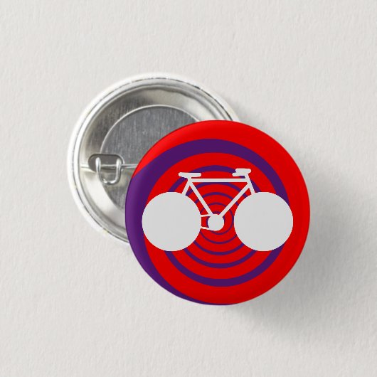 fiets . fiets / fietsen mooi ronde button 3,2 cm (Voorkant /achterkant)