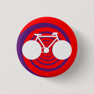fiets . fiets / fietsen mooi ronde button 3,2 cm