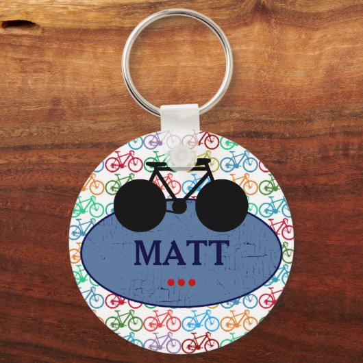 fiets . fiets / fietsen mooi sleutelhanger (Voorkant)