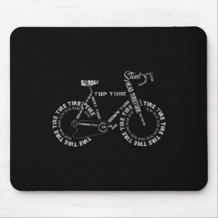Fiets Fiets Onderdelen Fietser Fietser Wielrenner Muismat