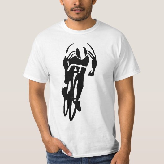 fiets, fiets, schaats, sport, gym, wedstrijd t-shirt (Voorkant)