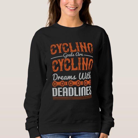 Fiets - Fietsdromen met deadlines Trui (Voorkant)