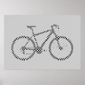 fiets - fietsen + fiets poster (Voorkant)