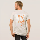 Fiets. Fietsen. fiets-thema Tri-Blend Shirt (Voorkant)