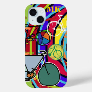 fiets : fietsen ; fietskoel iPhone 15 case