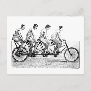 fiets - fietsenwiel met fietsenwiel briefkaart
