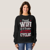 Fiets Fietser Fietsen Wielrenner Vrouw Trui (Voorkant volledig)