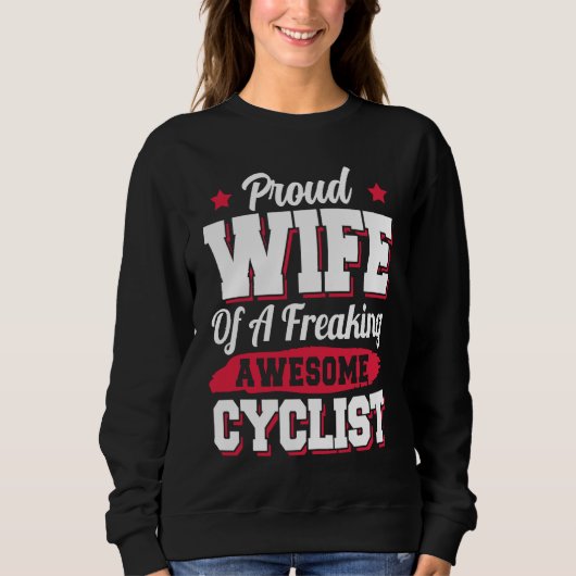 Fiets Fietser Fietsen Wielrenner Vrouw Trui (Voorkant)