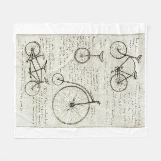 fiets fleece deken (Voorkant (Horizontaal))