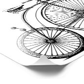 fiets foto afdruk (Hoek)