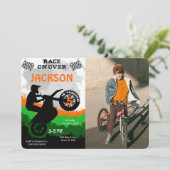 Fiets Foto Uitnodiging (Staand voorkant)