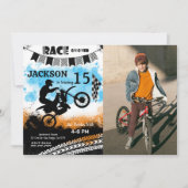 Fiets foto uitnodiging (Voorkant)