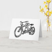 fiets gebouwd voor twee fietsen (antiek schwinn ta kaart (Gele Bloem)