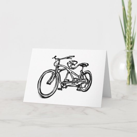 fiets gebouwd voor twee fietsen (antiek schwinn ta kaart (Voorkant)