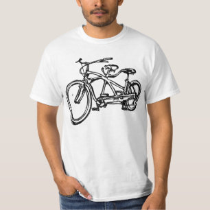 fiets gebouwd voor twee fietsen (antiek schwinn ta t-shirt