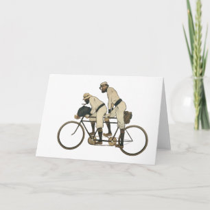 Fiets gebouwd voor twee kaart