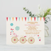 Fiets gebouwd voor twee uitnodigingen (Staand voorkant)