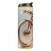 "Fiets gelukzaligheid" Thermosbeker (Gedraaid links)