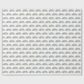 fiets gemaakt voor twee of tandem bike cadeaupapier (Vlak)