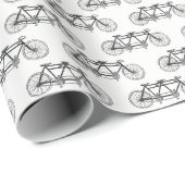  fiets gemaakt voor twee of tandem bike cadeaupapier (Rol Hoek)