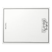  fiets gemaakt voor twee of tandem bike notitieblok (Voorkant)