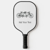  fiets gemaakt voor twee of tandem bike pickleball paddle (Voorkant)