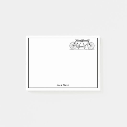 fiets gemaakt voor twee of tandem bike post-it® notes (Voorkant)