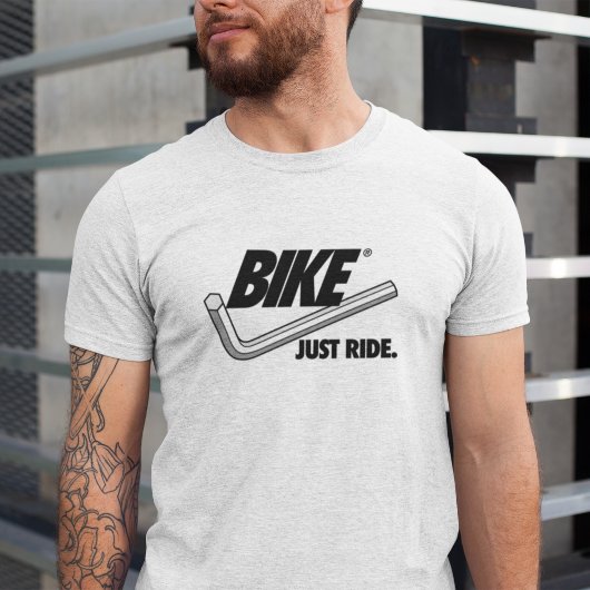 Fiets. Gewoon rijden. T-shirt