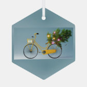  fiets glas ornament (Achterkant)