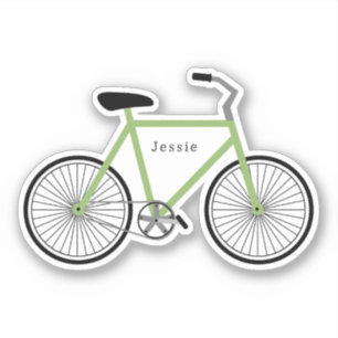 Fiets Groen Sticker